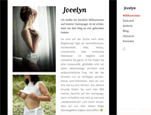 Tablet Screenshot of lady-jocelyn.com